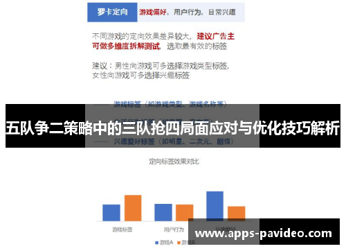五队争二策略中的三队抢四局面应对与优化技巧解析
